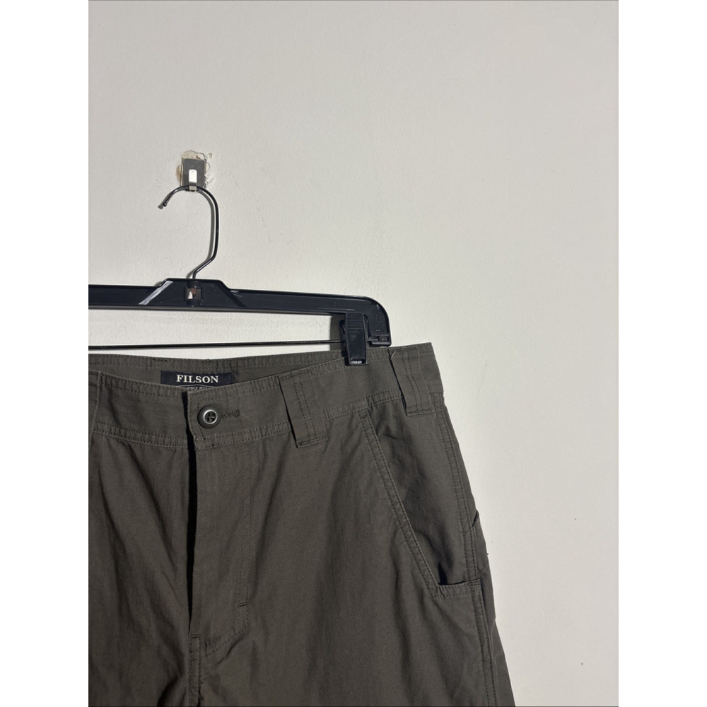 EUC Men’s Filson Field Cargo Pants Green Size 34 x 34 Outdoor Gorpcore Hiking - Picture 2 of 12